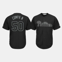 Philadelphia Phillies #50 Hector Neris 2019 Players' Weekend Compa N Black Replica Jersey Men's Philadelphia Phillies #50 Hector Neris 2019 Players' Weekend Compa N Black Replica Jersey Men's