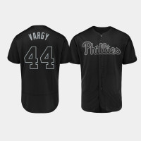 Men's Philadelphia Phillies Authentic #44 Jason Vargas 2019 Players' Weekend Black Vargy Jersey Men's Philadelphia Phillies Authentic #44 Jason Vargas 2019 Players' Weekend Black Vargy Jersey