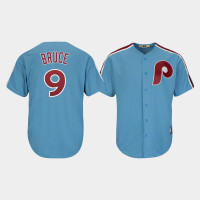 Jay Bruce Philadelphia Phillies Light Blue Cool Base Cooperstown Player Jersey