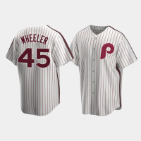 Zack Wheeler Philadelphia Phillies White Cooperstown Collection Home Jersey