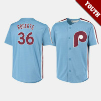 Youth Philadelphia Phillies Robin Roberts #36 Light Blue Cooperstown Collection Road Jersey