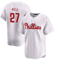 Aaron Nola #27 Philadelphia Phillies Home Jersey - White Elite Aaron Nola #27 Philadelphia Phillies Home Jersey - White Elite