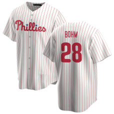 Alec Bohm #28 Philadelphia Phillies Home Jersey - White Replica