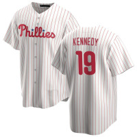 Buddy Kennedy #19 Philadelphia Phillies Home Jersey - White Replica Buddy Kennedy #19 Philadelphia Phillies Home Jersey - White Replica