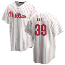 Jim Kaat #39 Philadelphia Phillies Home Retired Player Jersey - White Replica