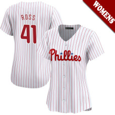 Joe Ross #41 Philadelphia Phillies Women's Home Jersey - White Limited