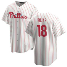 Johan Rojas #18 Philadelphia Phillies Home Jersey - White Replica