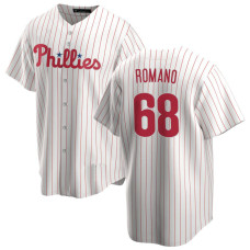 Jordan Romano #68 Philadelphia Phillies Home Jersey - White Replica