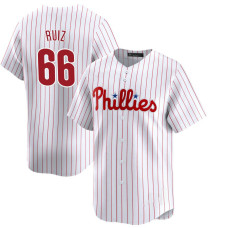 Jose Ruiz #66 Philadelphia Phillies Home Jersey - White Elite