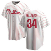Kevin Millwood #34 Philadelphia Phillies Home Retired Player Jersey - White Replica