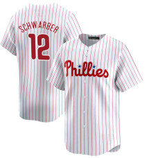Kyle Schwarber #12 Philadelphia Phillies Home Jersey - White Elite