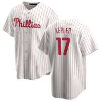 Max Kepler #17 Philadelphia Phillies Home Jersey - White Replica Max Kepler #17 Philadelphia Phillies Home Jersey - White Replica
