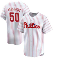Orion Kerkering #50 Philadelphia Phillies Home Jersey - White Elite Orion Kerkering #50 Philadelphia Phillies Home Jersey - White Elite