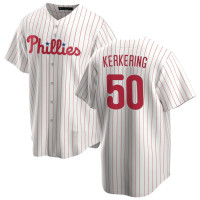 Orion Kerkering #50 Philadelphia Phillies Home Jersey - White Replica Orion Kerkering #50 Philadelphia Phillies Home Jersey - White Replica