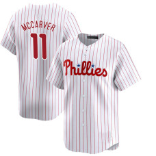 Tim McCarver #11 Philadelphia Phillies Home Retired Player Jersey - White Elite
