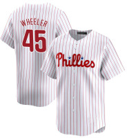 Zack Wheeler #45 Philadelphia Phillies Home Jersey - White Elite Zack Wheeler #45 Philadelphia Phillies Home Jersey - White Elite